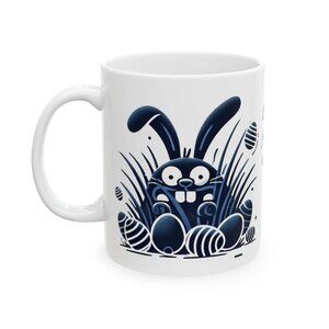 Bunny Mug – Ceramic Easter Cup with Cute Bunny Design, Spring Gift Idea, Tea or